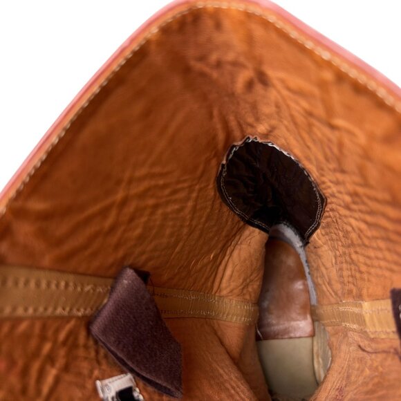 Vintage FRYE Campus Tall Leather Boots Mens Size 12 D Mahogany Made in USA - Picture 8 of 12